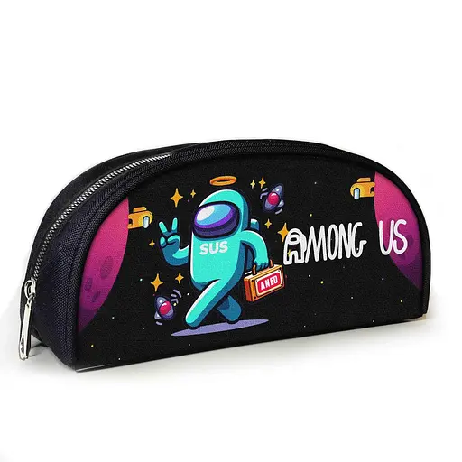 Пенал шкільний Амонг Ас/Among Us 23х10х8 см з принтом для хлопчика (02812)