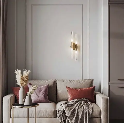 Сучасне бра Bastone на 4 лампи Line F YG 368/4 - фото 1