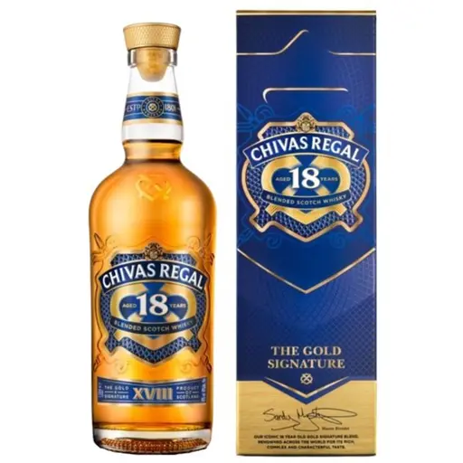 Виски Chivas Regal 18 yo Gold Signature, в коробке, 40%, 1 л (439161) - фото 1