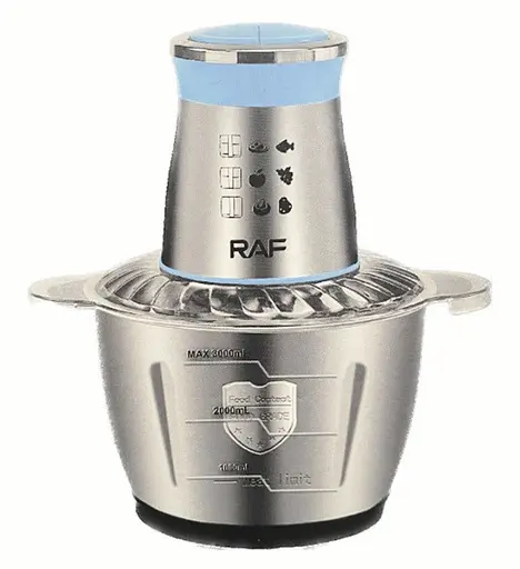 Подрібнювач кухонний RAF R.7030 м'ясорубка комбайн чоппер 1000 Вт 3 л - фото 2