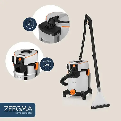 Пилосос Zeegma Zonder Wash Grey багатофункціональний миючий - фото 2