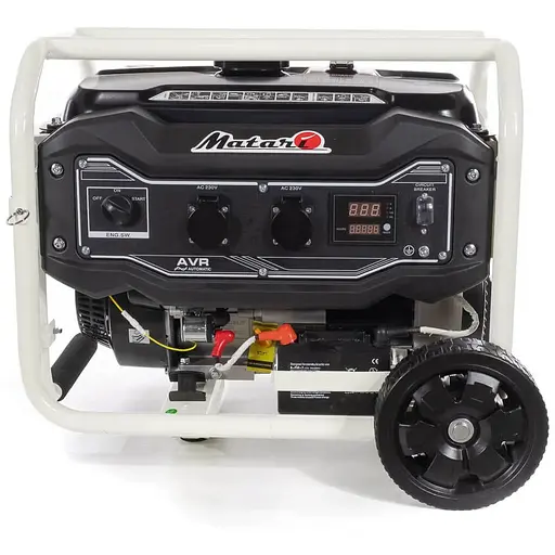 Бензиновый генератор Matari MH5000E (3 кВт), однофазный 220V, 50Hz, объем бака 13л, стартер