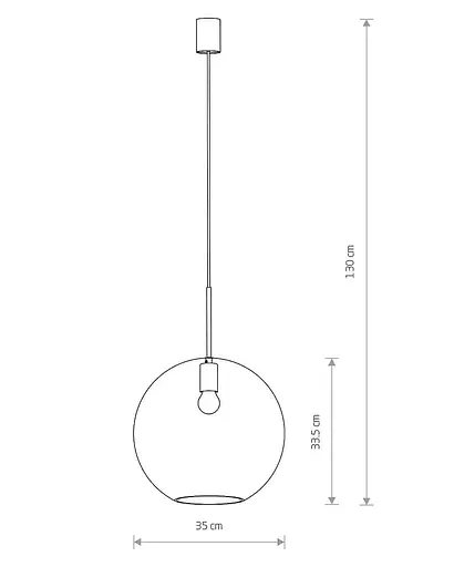 Підвісний світильник Nowodvorski 7846 Sphere Xl - фото 3