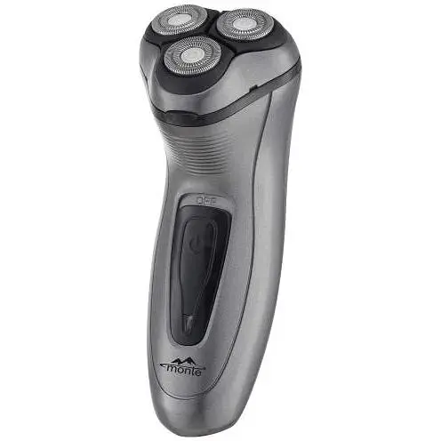 Електробритва Monte MT-5003 G Grey 3 плаваючі головки для гоління роторна