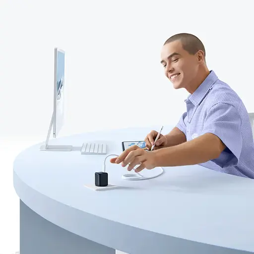 Зарядний пристрій адаптер живлення Baseus PicoGo GaN Fast Charger 1C 45 W - фото 4