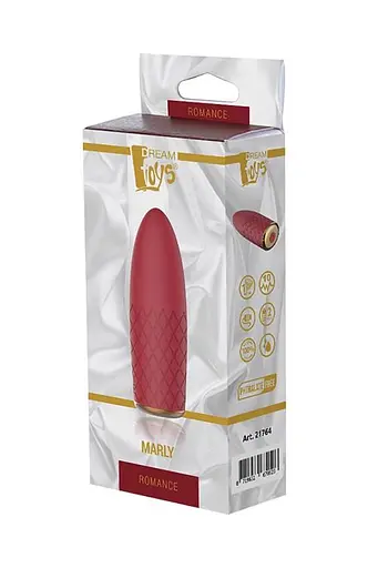 Клиторальный вибратор Dreamtoys Romance Marly 11 см бордовый - фото 6