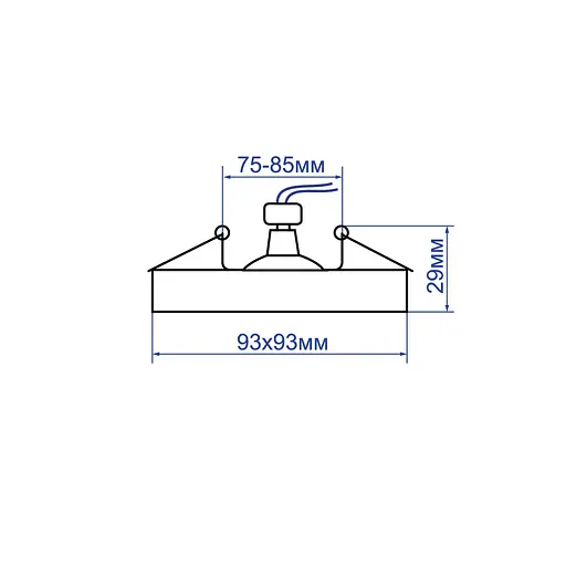 Вбудований поворотний світильник Feron DL0380 під лампу білий - фото 2