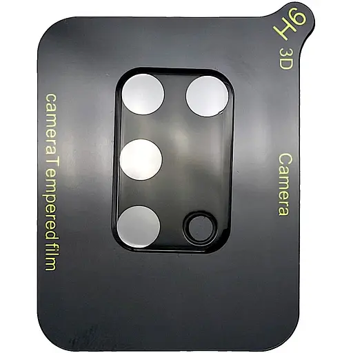 Захисне скло на камеру DK 3D Color Glass для Samsung Galaxy M31 M315 black