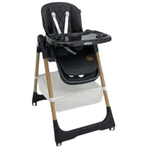 Стул для кормления ребенка VELANO Nexi, black - фото 1