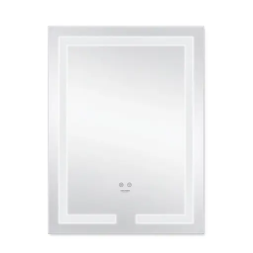 Дзеркало Kroner KRP Spiegel VR1 - 5080 з LED-підсвічуванням та антизапітнінням CV030039, Білий - фото 3