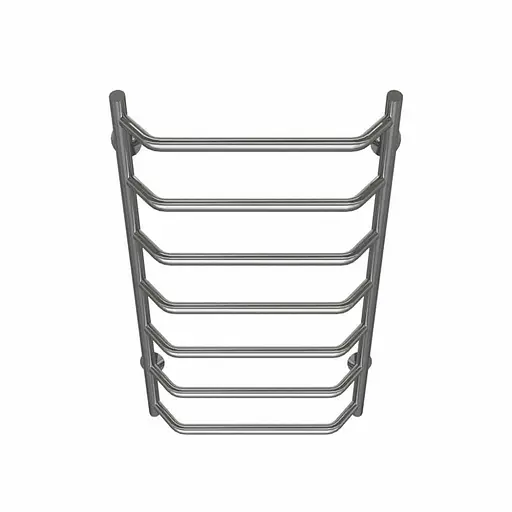 Рушникосушка водяна Deffi Трапеція П7 500х800 мм нижнє підключення 30412 - фото 3