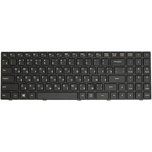 Клавиатура для ноутбука Lenovo 100-15IBY/300-15/B50-10/Black Ru черная рамка (A2067O)