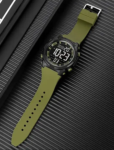 Мужские наручные часы Skmei 1845 (Зеленый) - фото 5