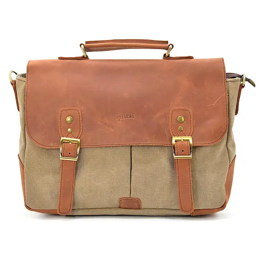 Чоловічий шкіряний портфель TARWA 36х27х10 см sum0026044 - фото 2