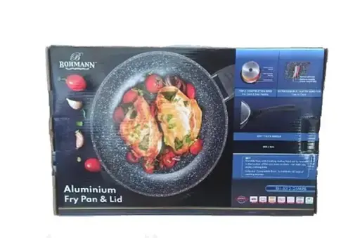 Сковорода с антипригарным покрытием Bohmann BH 1012-28 сковорода для жарки с толстым дном - фото 5