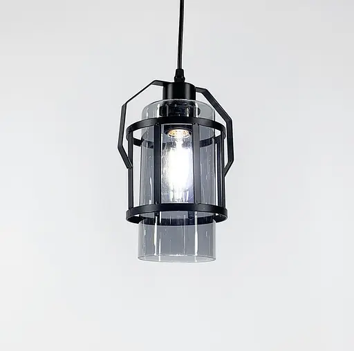 Підвісний світильник у стилі лофт Line.F Колір плафона Янтарний - фото 2