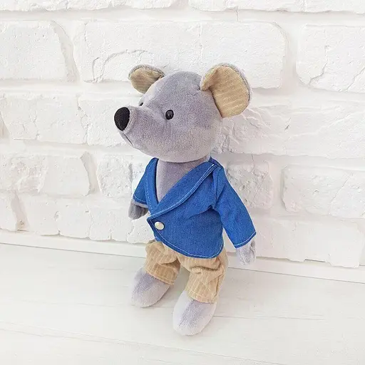 М'яка іграшка Стильний мишеня 27см - фото 6