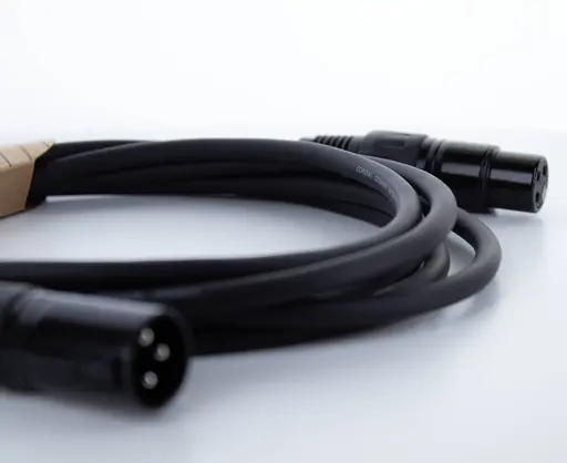 Мікрофонний кабель XLR Male - XLR Female 1 м Cordial EM 1 FM - фото 3