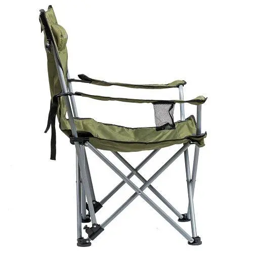 Крісло-шезлонг туристичне складане Ranger Stream Lux (74-89х58-98х85см) Оливковий - фото 3