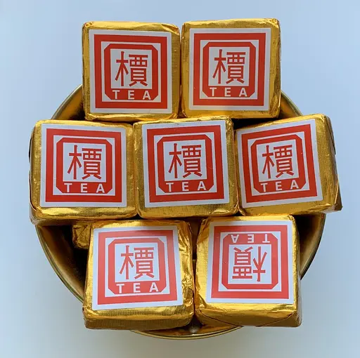 Витриманий шу пуер у кубиках 2003 року 100 г - фото 2