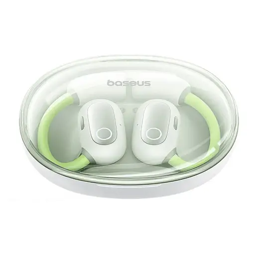 Беспроводные наушники Baseus Earbuds Eli Sport green - фото 6