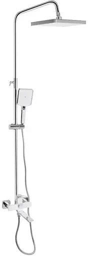 Душова система універсальна Qtap Presto Chrome/White QTPRE111CRW45580 - фото 1