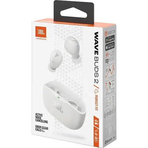 Навушники JBL TWS Wave Buds 2 White (JBLWBUDS2WHT) - фото 10