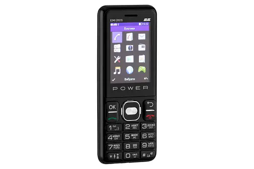Мобільний телефон 2E E240 2023 24" 2SIM 2500mAh Чорний - фото 4