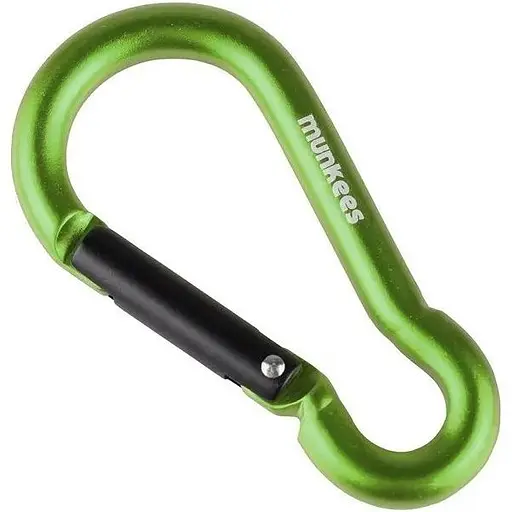 Брелок-карабін Munkees 3238 Pear 8х80 мм Grass Green (1012-3238-GG)