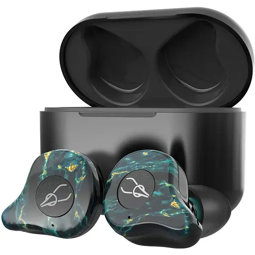 Бездротові Bluetooth навушники Sabbat E12 Ultra Dream Stone c підтримкою aptX чорно-зелені