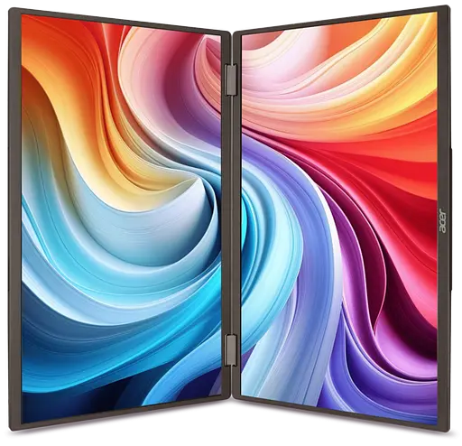 Монiтор 15.6" Acer Dual Portable PD163QTbmiuux (UM.ZP3EE.011) Black - фото 9