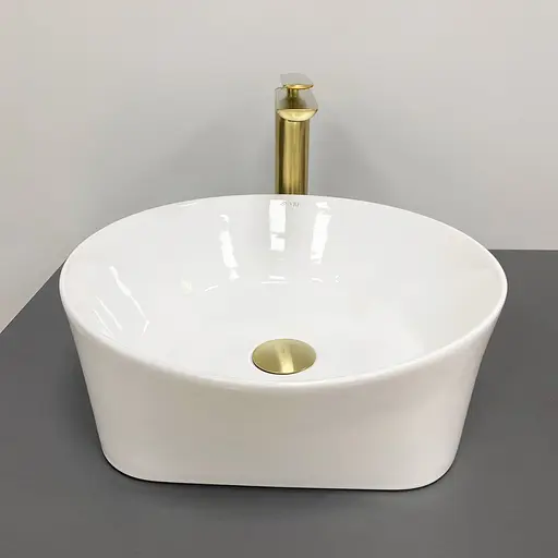 Умивальник VBI Panni white накладний VBI-016500, Білий - фото 4