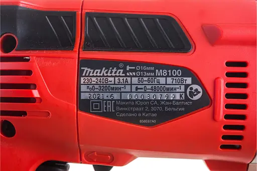 Дрель ударная Makita M8100 710 Вт - фото 7