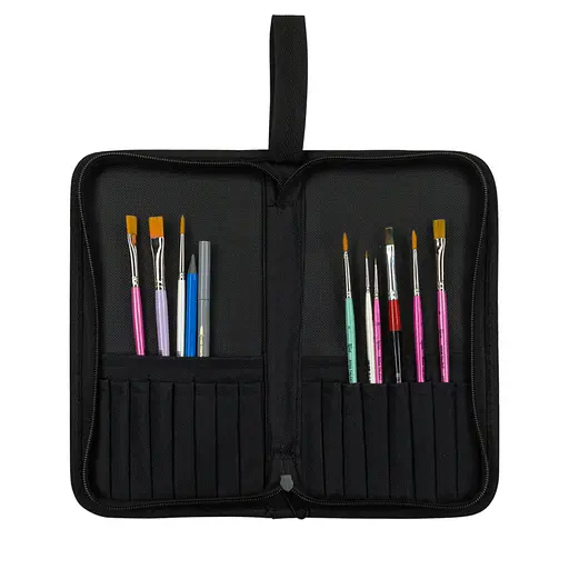 Пенал для пензлів DK ART 13×25 см чорний  - фото 6