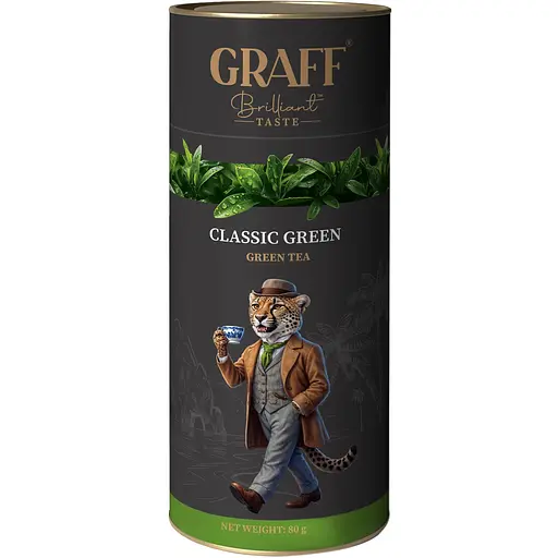 Чай байховий зелений Graff Green Classic 240 г (3 шт. х 80 г) - фото 2