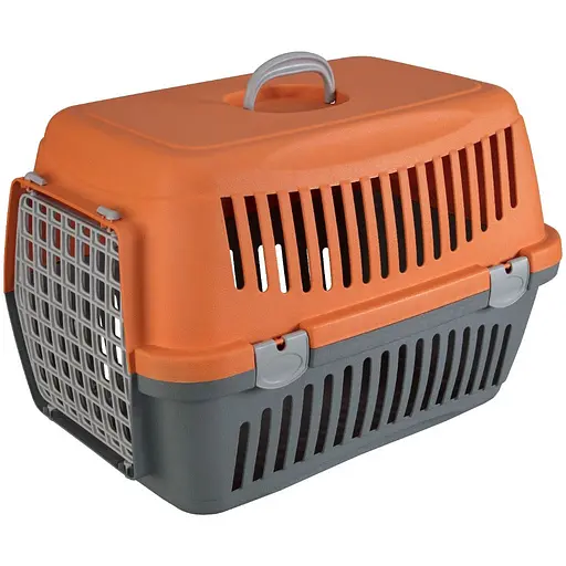 Переноска для кошек и собак AnimAll CNR-134 серо-оранжевая
