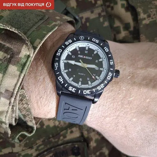 Часы мужские наручные Aocasdiy pain (Черный) - фото 4