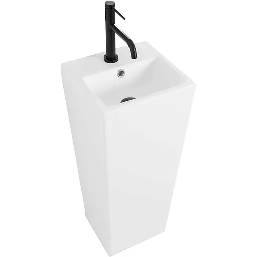 Умивальник Rea Kamila монолітний білий REA-U5633, Білий - фото 1