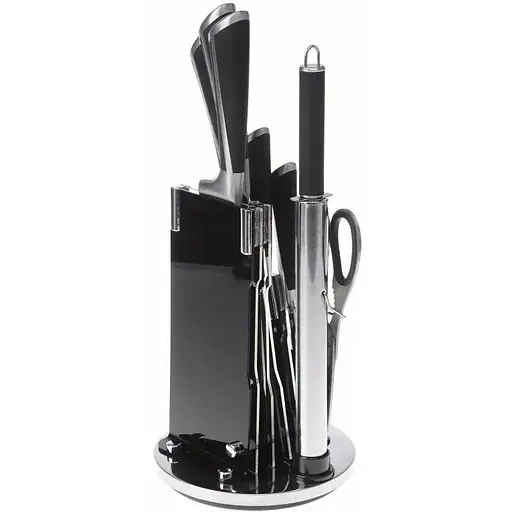 Набор ножей с подставкой 8 предметов Black (NS18SETKN) - фото 11