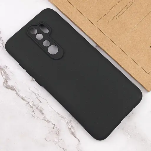 Чехол TPU GETMAN Liquid Silk Full Camera для Xiaomi Redmi Note 8Pro Черный / Black - фото 4