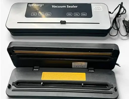 Вакуумний апарат RB-2335 з ножем 5 режимів роботи 10 пакетів 120 Вт Чорний - фото 1