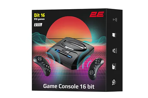 2E Ігрова консоль 16bit HDMI (2 бездротових геймпада 913 ігор) - фото 10