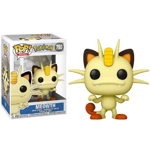 Фигурка Funko Pop Фанко Поп Покемон Мяут Pokemon Meowth 10 см FP P 780