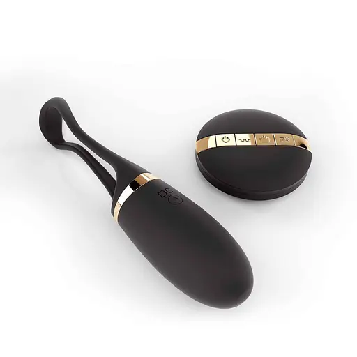 Віброяйце Dorcel Secret Delight Gold 12.5 см чорний - фото 3