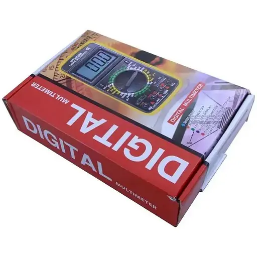 Мультиметр Digital DT-9207 A+ кліщі струмовимірювальні портативний тестер жовтий/чорний - фото 5