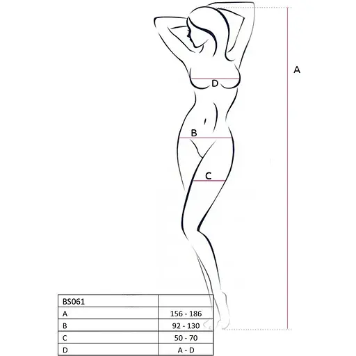 Бодистокинг Passion BS061 White - фото 4