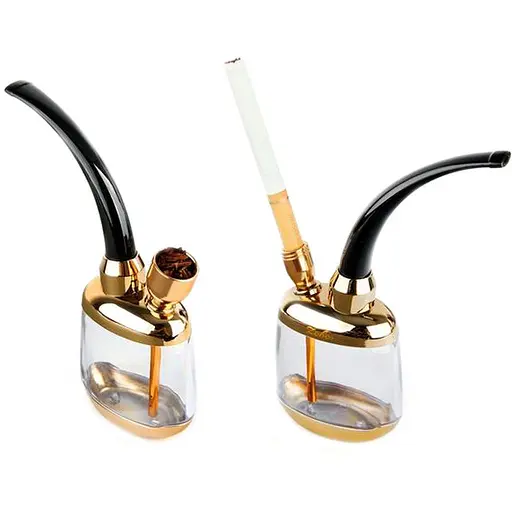 Похідний міні Кальян №2761 металевий Gold (10885) - фото 2