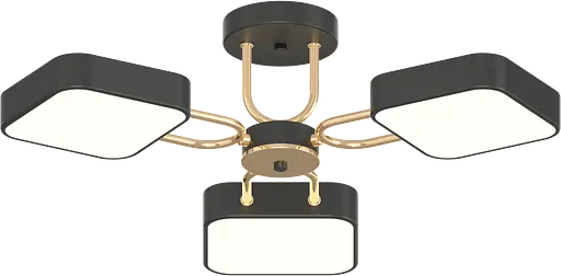 Люстра VALESO XI3362-3 черный+золото