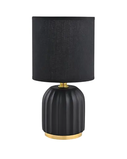 Настільна лампа Zuma Line 5905316655157 Ceri E14 1x40W IP20 чорна - фото 1