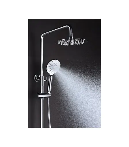 Душова система з термостатом Imex Amsterdam Turn Clean хром GTAM015, Хром - фото 4
